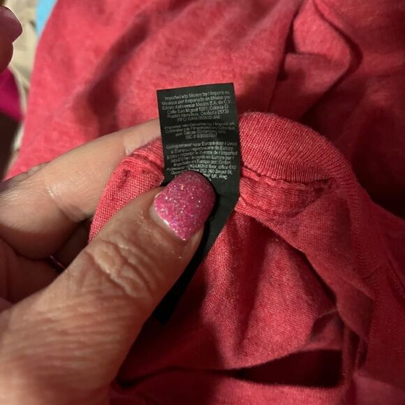 Anvil Red Daddy Shark T-Shirt Large Like New - Picture 9 of 9